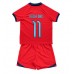 Billige England Marcus Rashford #11 Børnetøj Udebanetrøje til baby VM 2022 Kortærmet (+ korte bukser)
